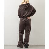 【セットアップ対応可】ベロアフレアーイージパンツ | NICE CLAUP / OLIVE des OLIVE　OUTLET | 詳細画像28 