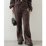 【セットアップ対応可】ベロアフレアーイージパンツ | NICE CLAUP / OLIVE des OLIVE　OUTLET | 詳細画像29 