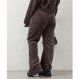 【セットアップ対応可】ベロアフレアーイージパンツ | NICE CLAUP / OLIVE des OLIVE　OUTLET | 詳細画像31 