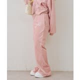 【セットアップ対応可】ベロアフレアーイージパンツ | NICE CLAUP / OLIVE des OLIVE　OUTLET | 詳細画像40 