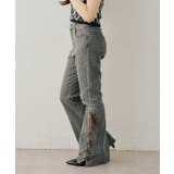 レースアップビジュー付フレアーパンツ | NICE CLAUP / OLIVE des OLIVE　OUTLET | 詳細画像14 