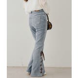 レースアップビジュー付フレアーパンツ | NICE CLAUP / OLIVE des OLIVE　OUTLET | 詳細画像36 