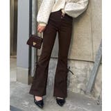 【S/M展開】サイドレースアップセミフレアーパンツ | RMAF　NICE CLAUP / OLIVE des OLIVE | 詳細画像33 