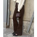 【S/M展開】サイドレースアップセミフレアーパンツ | RMAF　NICE CLAUP / OLIVE des OLIVE | 詳細画像35 