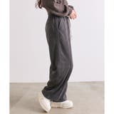 【セットアップ対応可】スエードサイドラインパンツ | NICE CLAUP / OLIVE des OLIVE　OUTLET | 詳細画像4 