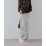 刺繍ロゴパンツ | NICE CLAUP / OLIVE des OLIVE OUTLET | 詳細画像42