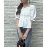 シャーリング後リボン付ブラウス | NICE CLAUP / OLIVE des OLIVE　OUTLET | 詳細画像9 