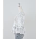 シャーリング後リボン付ブラウス | NICE CLAUP / OLIVE des OLIVE　OUTLET | 詳細画像16 