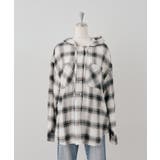 チェックフードシャツ | NICE CLAUP / OLIVE des OLIVE OUTLET | 詳細画像2