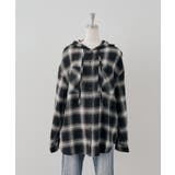 チェックフードシャツ | NICE CLAUP / OLIVE des OLIVE OUTLET | 詳細画像3