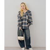 チェックフードシャツ | NICE CLAUP / OLIVE des OLIVE OUTLET | 詳細画像13