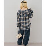 チェックフードシャツ | NICE CLAUP / OLIVE des OLIVE OUTLET | 詳細画像17