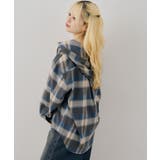 チェックフードシャツ | NICE CLAUP / OLIVE des OLIVE OUTLET | 詳細画像20