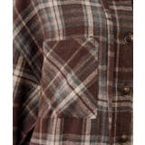 シャギーチェックフードシャツ | NICE CLAUP / OLIVE des OLIVE　OUTLET | 詳細画像33 