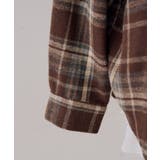 シャギーチェックフードシャツ | NICE CLAUP / OLIVE des OLIVE　OUTLET | 詳細画像35 