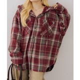 シャギーチェックフードシャツ | NICE CLAUP / OLIVE des OLIVE　OUTLET | 詳細画像11 