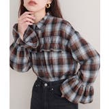 チェックフリルシャツ | NICE CLAUP / OLIVE des OLIVE OUTLET | 詳細画像5