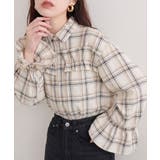 チェックフリルシャツ | NICE CLAUP / OLIVE des OLIVE OUTLET | 詳細画像7
