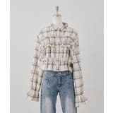 チェックフリルシャツ | NICE CLAUP / OLIVE des OLIVE OUTLET | 詳細画像8