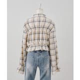 チェックフリルシャツ | NICE CLAUP / OLIVE des OLIVE OUTLET | 詳細画像13