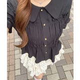 シャーリング前ボタンブラウス | NICE CLAUP / OLIVE des OLIVE　OUTLET | 詳細画像14 