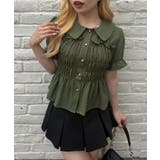 シャーリング前ボタンブラウス | NICE CLAUP / OLIVE des OLIVE　OUTLET | 詳細画像27 