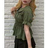 シャーリング前ボタンブラウス | NICE CLAUP / OLIVE des OLIVE　OUTLET | 詳細画像28 