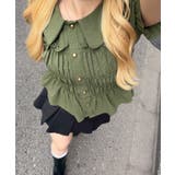 シャーリング前ボタンブラウス | NICE CLAUP / OLIVE des OLIVE　OUTLET | 詳細画像29 