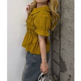 シャーリング前ボタンブラウス | NICE CLAUP / OLIVE des OLIVE　OUTLET | 詳細画像36 
