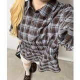 シャーリングパフスリーブブラウス | NICE CLAUP / OLIVE des OLIVE OUTLET | 詳細画像2
