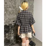 シャーリングパフスリーブブラウス | NICE CLAUP / OLIVE des OLIVE OUTLET | 詳細画像7