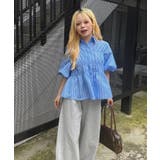 シャーリングパフスリーブブラウス | NICE CLAUP / OLIVE des OLIVE OUTLET | 詳細画像30