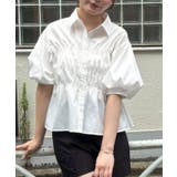 オフ | シャーリングパフスリーブブラウス | NICE CLAUP / OLIVE des OLIVE OUTLET