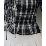 チェックレースアップブラウス | NICE CLAUP / OLIVE des OLIVE OUTLET | 詳細画像12