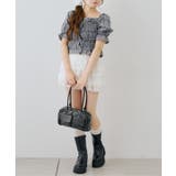 チェックレースアップブラウス | NICE CLAUP / OLIVE des OLIVE OUTLET | 詳細画像14