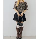 チェックレースアップブラウス | NICE CLAUP / OLIVE des OLIVE OUTLET | 詳細画像22