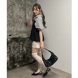 異素材シャーリングドッキングブラウス | NICE CLAUP / OLIVE des OLIVE OUTLET | 詳細画像7