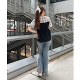 異素材シャーリングドッキングブラウス | NICE CLAUP / OLIVE des OLIVE OUTLET | 詳細画像16