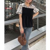 異素材シャーリングドッキングブラウス | NICE CLAUP / OLIVE des OLIVE OUTLET | 詳細画像18