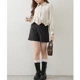 裾フリルブラウス長袖 | NICE CLAUP / OLIVE des OLIVE OUTLET | 詳細画像4