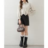 裾フリルブラウス長袖 | NICE CLAUP / OLIVE des OLIVE OUTLET | 詳細画像5