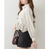 裾フリルブラウス長袖 | NICE CLAUP / OLIVE des OLIVE OUTLET | 詳細画像11