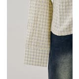 チェックギャザーブラウス | NICE CLAUP / OLIVE des OLIVE OUTLET | 詳細画像3
