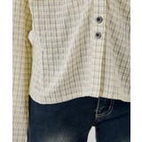 チェックギャザーブラウス | NICE CLAUP / OLIVE des OLIVE OUTLET | 詳細画像4