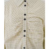 チェックギャザーブラウス | NICE CLAUP / OLIVE des OLIVE OUTLET | 詳細画像5