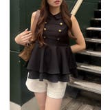金ボタンノースリブラウス | NICE CLAUP / OLIVE des OLIVE OUTLET | 詳細画像10