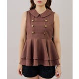 金ボタンノースリブラウス | NICE CLAUP / OLIVE des OLIVE OUTLET | 詳細画像17