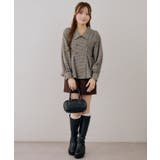 金ボタンペプラムブラウス | NICE CLAUP / OLIVE des OLIVE OUTLET | 詳細画像4