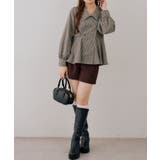 金ボタンペプラムブラウス | NICE CLAUP / OLIVE des OLIVE OUTLET | 詳細画像6
