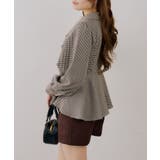 金ボタンペプラムブラウス | NICE CLAUP / OLIVE des OLIVE OUTLET | 詳細画像11